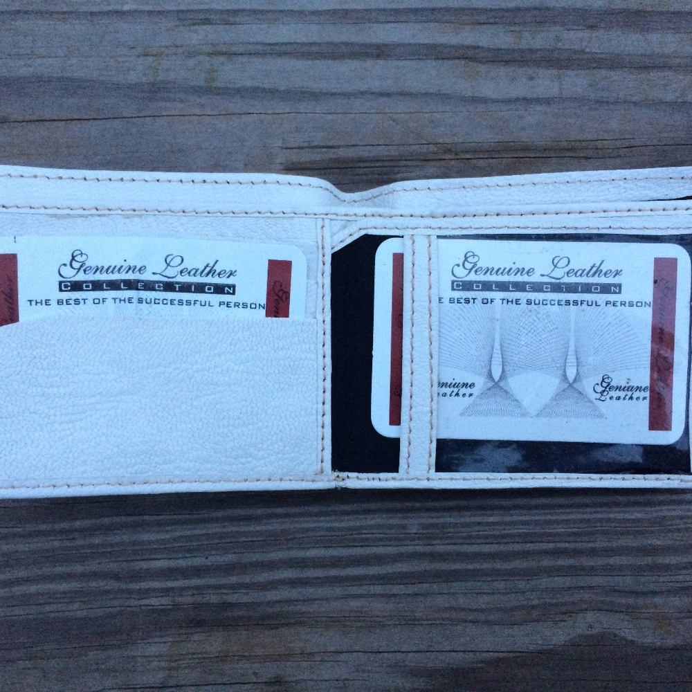 Handmade Genuine Supreme Leather Men Wallet bifold - Picture 5 of 8